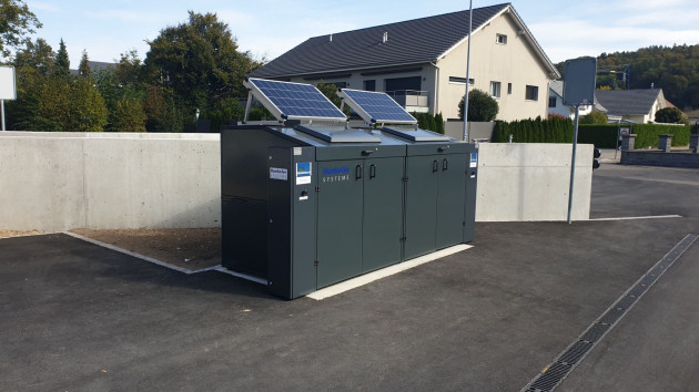 Unser innovatives Müllhaus jetzt auch in der Schweiz